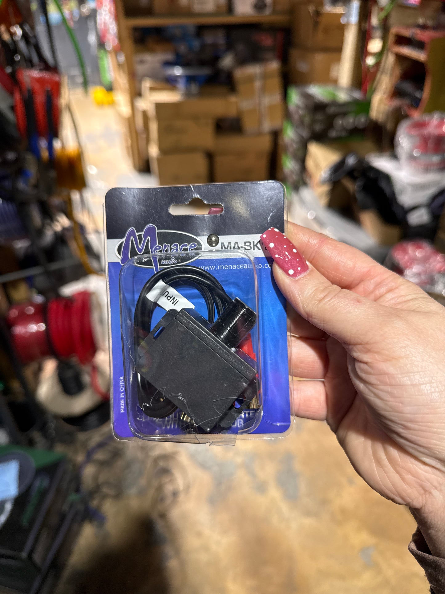 Menace bass knob